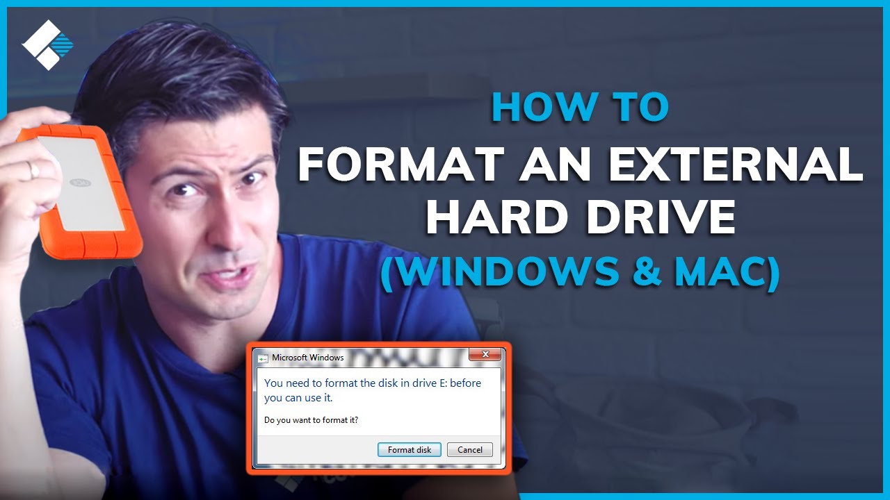 format the hard disk for mac and windows